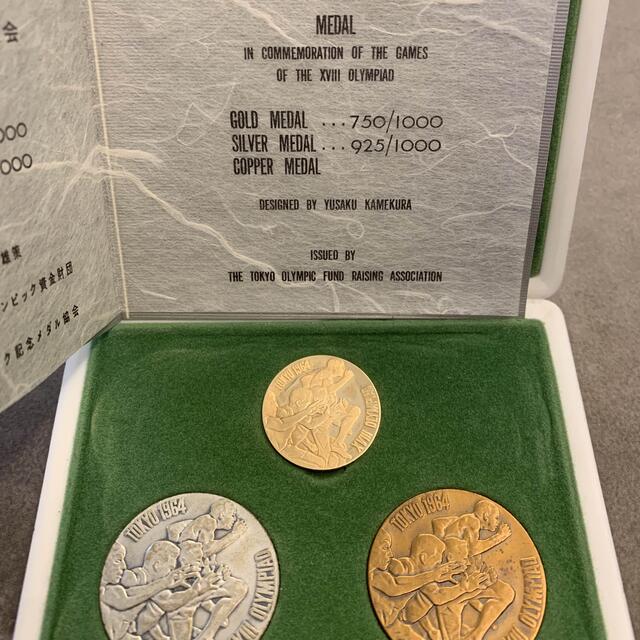 希少　TOKYO 1964  東京オリンピック　メダル　金　銀　銅