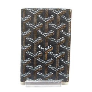 ゴヤール(GOYARD)のゴヤール カードケース - 黒×白×マルチ(名刺入れ/定期入れ)