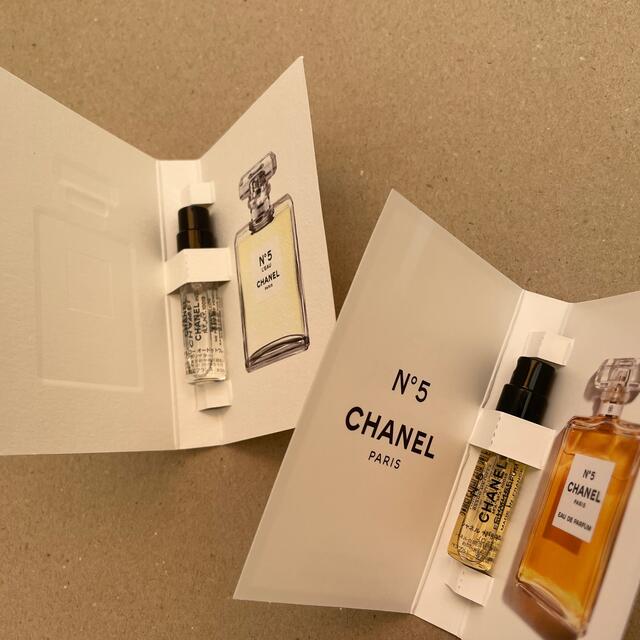 CHANEL(シャネル)のシャネル　香水　サンプル　2種類 コスメ/美容のキット/セット(サンプル/トライアルキット)の商品写真