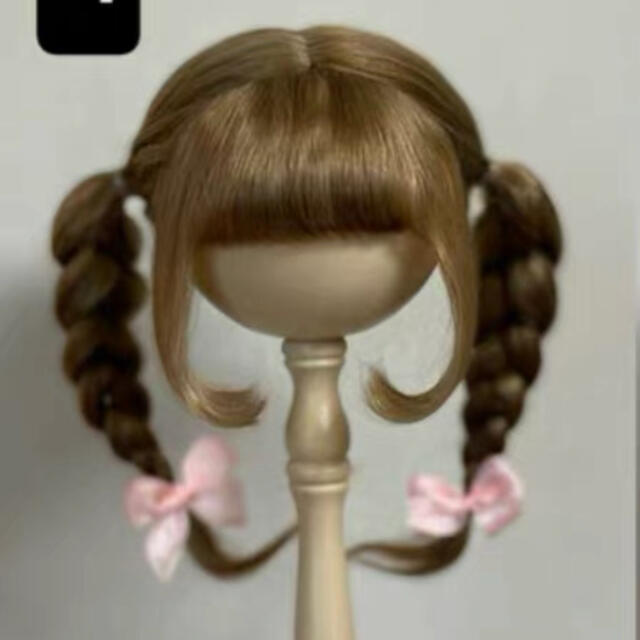 ブライス ウィッグ モヘアウィッグ ツインテール 海外作家 三つ編み かわいい - bigbolha.com.br