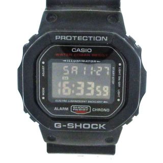 カシオ(CASIO)のカシオ 腕時計美品  G-SHOCK DW-5600HR 黒(その他)