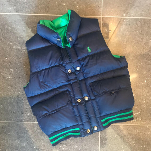 POLO RALPH LAUREN(ポロラルフローレン)の2.3歳〜目安　リバーシブルダウンベスト キッズ/ベビー/マタニティのキッズ服男の子用(90cm~)(ジャケット/上着)の商品写真