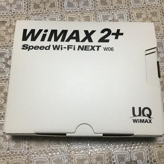 Speed Wi-Fi NEXT W06★箱＆取説書美品★室内のみで２年間使用 スマホ/家電/カメラのPC/タブレット(PC周辺機器)の商品写真