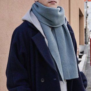 ワンエルディーケーセレクト(1LDK SELECT)の値下げ 美品 希少 1ldk evcon KNIT SCARF リブ マフラー(マフラー)