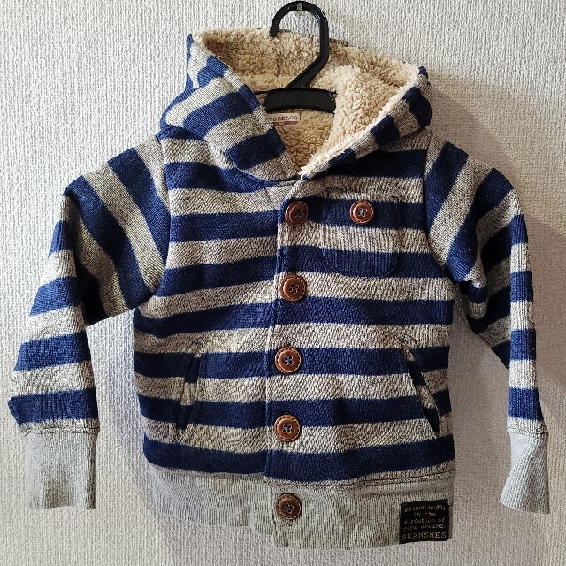 Branshes(ブランシェス)のブランシェス ボアパーカー 100 キッズ/ベビー/マタニティのキッズ服男の子用(90cm~)(ジャケット/上着)の商品写真