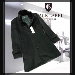 ブラックレーベルクレストブリッジ(BLACK LABEL CRESTBRIDGE)のラビットファーコート(ステンカラーコート)