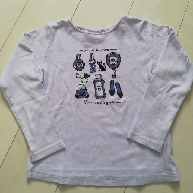 ANNA SUI mini(アナスイミニ)のANNA SUIミニ　長袖Tシャツ　130 キッズ/ベビー/マタニティのキッズ服女の子用(90cm~)(Tシャツ/カットソー)の商品写真