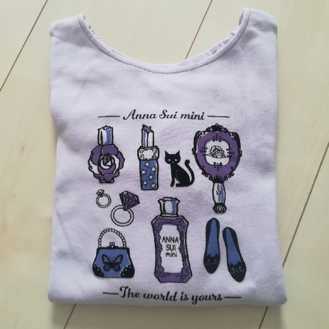 ANNA SUI mini(アナスイミニ)のANNA SUIミニ　長袖Tシャツ　130 キッズ/ベビー/マタニティのキッズ服女の子用(90cm~)(Tシャツ/カットソー)の商品写真