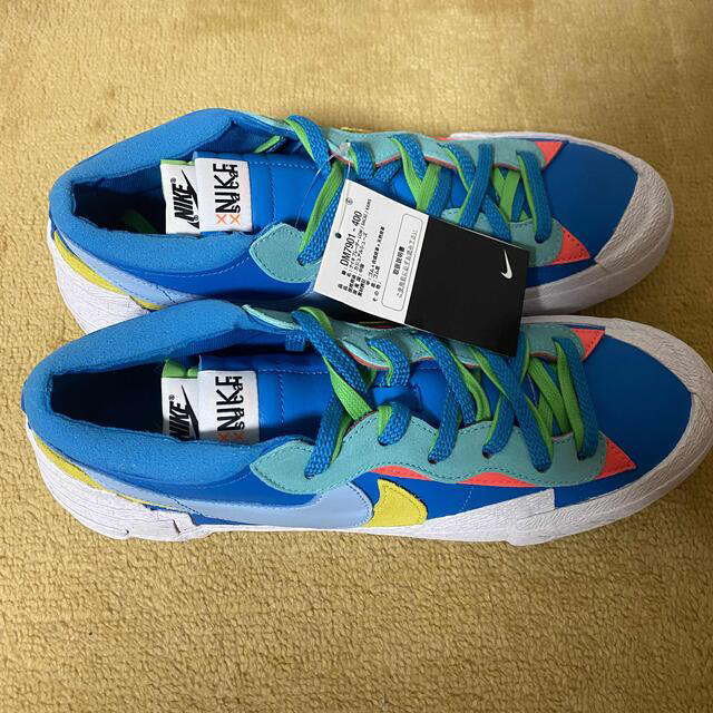 KAWS×sacai ×Nike Blazer Low NeptuneBlue