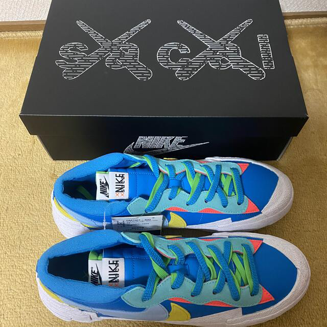 KAWS×sacai ×Nike Blazer Low NeptuneBlue