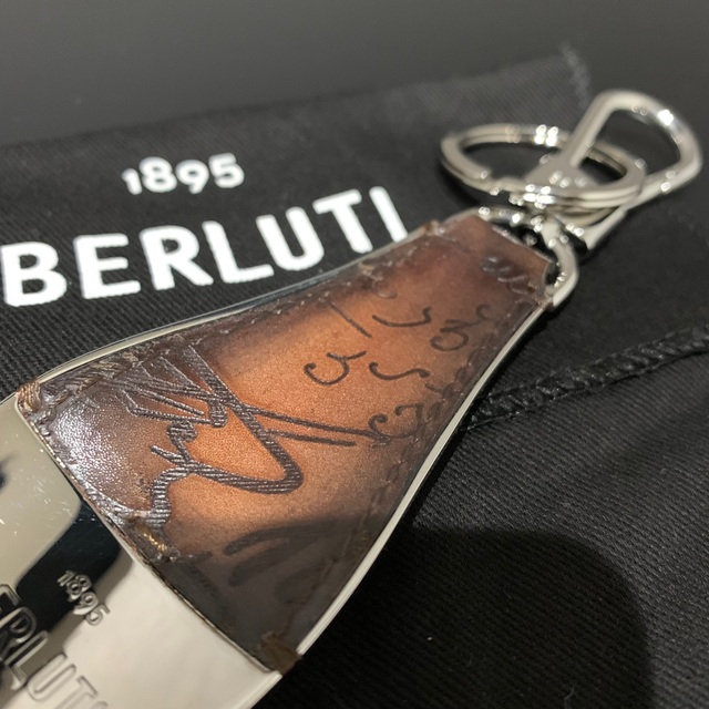 Berluti(ベルルッティ)の【未使用】ベルルッティ　BERLUTI スクリット　シューホーン キーリング メンズのファッション小物(キーホルダー)の商品写真