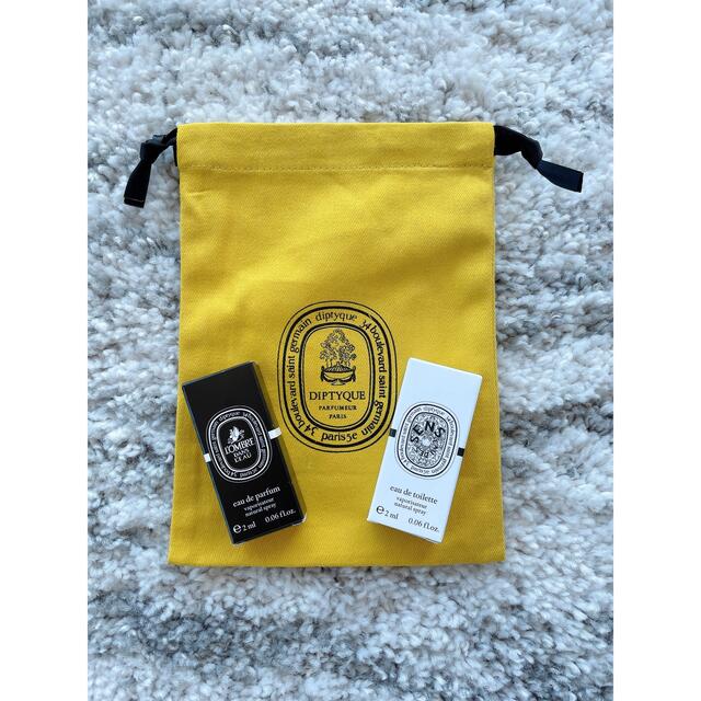 diptyque(ディプティック)の【新品】【diptyque】フレグランス&巾着セット コスメ/美容のキット/セット(サンプル/トライアルキット)の商品写真