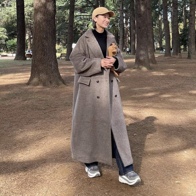 2021 CLANE ダブルウールロングコート 1 | www.jarussi.com.br