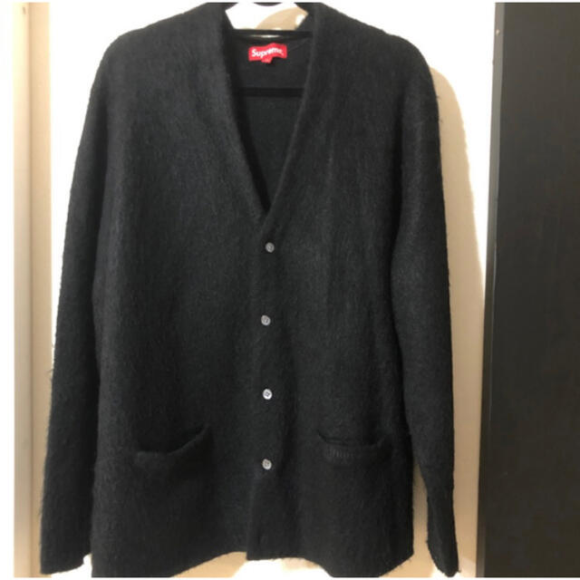 Supreme Mohair Cardigan Black XL 完成品 www.gold-and-wood.com