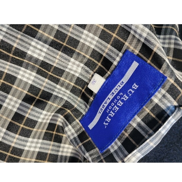 BURBERRY BLUE LABEL(バーバリーブルーレーベル)のBURBERRY London Blue label ポンチョコート 38 レディースのジャケット/アウター(ポンチョ)の商品写真