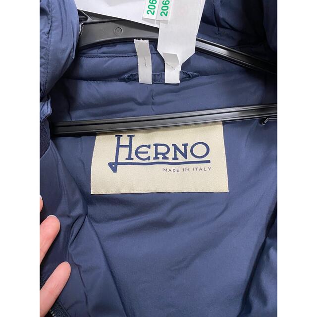 HERNO(ヘルノ)のHERNO ダウンコート　ネイビー レディースのジャケット/アウター(ダウンコート)の商品写真