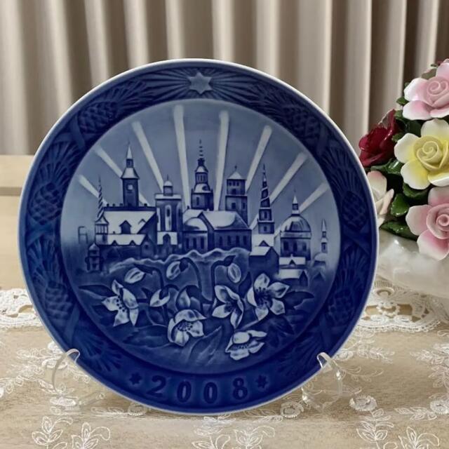 ROYAL COPENHAGEN(ロイヤルコペンハーゲン)のロイヤルコペンハーゲン イヤープレート 2008 エンタメ/ホビーの美術品/アンティーク(陶芸)の商品写真