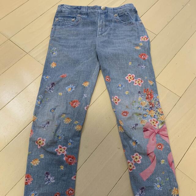 TOCCA(トッカ)のトッカ  デニム柄レギンス　110 キッズ/ベビー/マタニティのキッズ服女の子用(90cm~)(パンツ/スパッツ)の商品写真