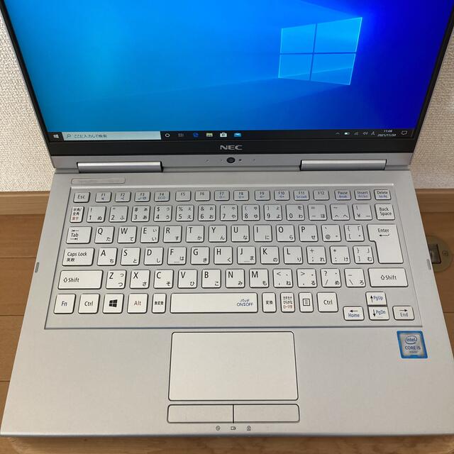 NEC(エヌイーシー)の超軽量830㌘　タッチパネルパソコン　NEC VK23TGVDU スマホ/家電/カメラのPC/タブレット(ノートPC)の商品写真