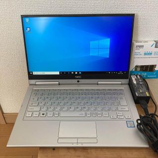 エヌイーシー(NEC)の超軽量830㌘　タッチパネルパソコン　NEC VK23TGVDU(ノートPC)