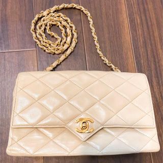 シャネル(CHANEL)の12/10まで!! シャネル デカマトラッセ シングルフラップ チェーンバッグ(ショルダーバッグ)