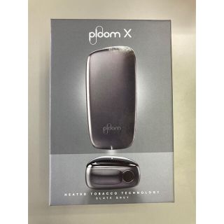 プルームテック(PloomTECH)のploom X / スレートグレイ / プルーム・エックス・スターターキット(タバコグッズ)