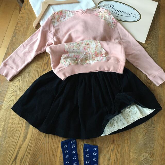 Bonpoint(ボンポワン)の専用♡Bonpoint ♡ ボンポワン 20AW Suzon スカート 8A キッズ/ベビー/マタニティのキッズ服女の子用(90cm~)(スカート)の商品写真