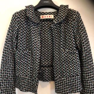 マルニ(Marni)の⭐︎R⭐︎様　MARNI マルニ ボレロジャケット(ノーカラージャケット)