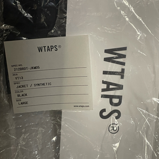 WTAPS YT13/JACKET/SYNTHETIC BLACK L