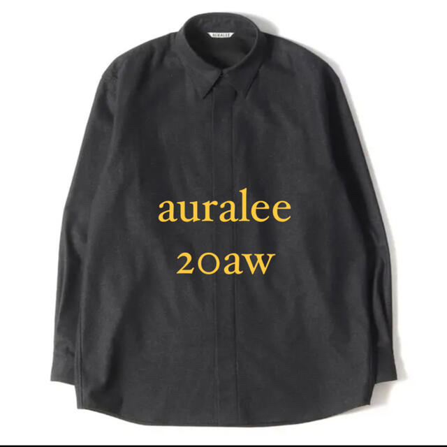 20AW AURALEE WOOL FULLIN FLANNEL SHIRTS