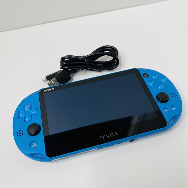 PS_VitaSONY psvita 本体 PCH-2000 ZA23 アクアブルー