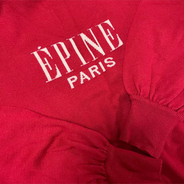 みれい様専用epine ♡ logo arm volume knit red レディースのトップス(ニット/セーター)の商品写真