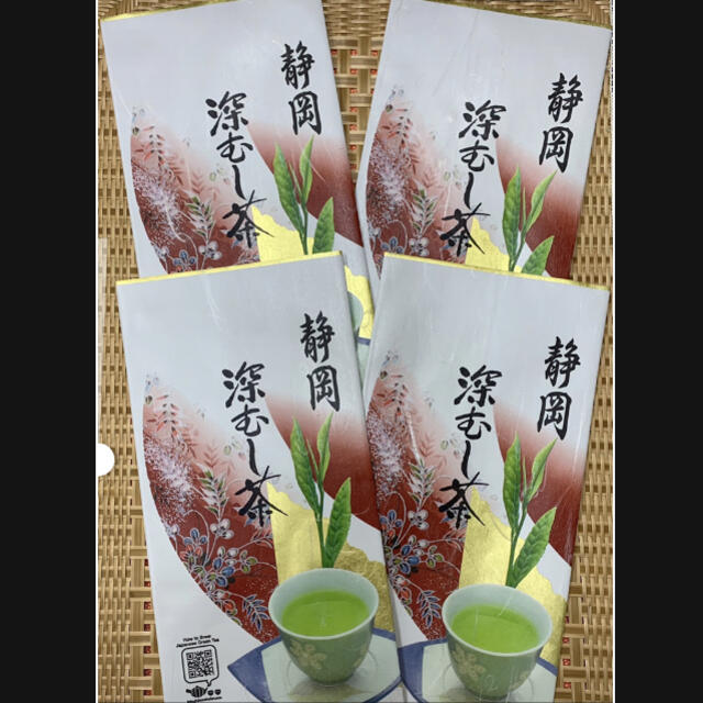 深蒸し茶　静岡茶　100g4本 食品/飲料/酒の飲料(茶)の商品写真