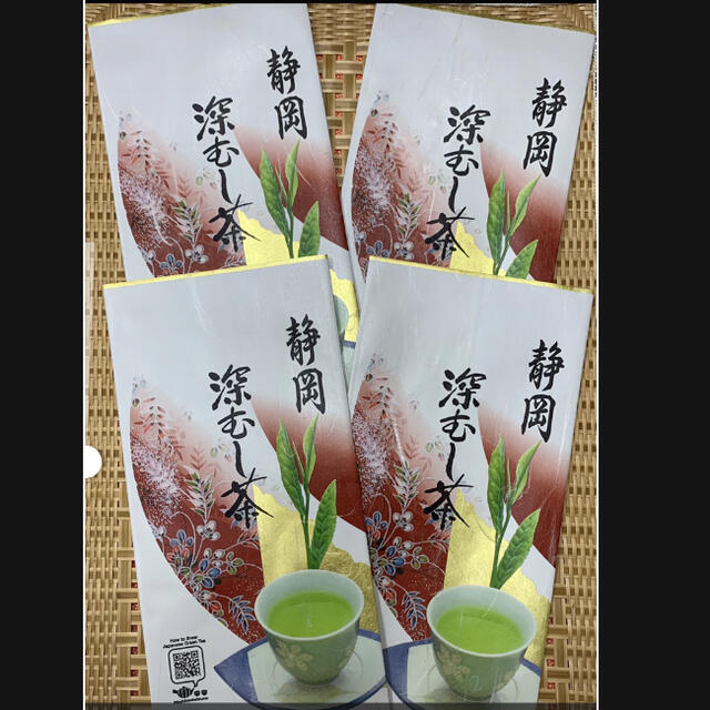 深蒸し茶　静岡茶　100g4本 食品/飲料/酒の飲料(茶)の商品写真