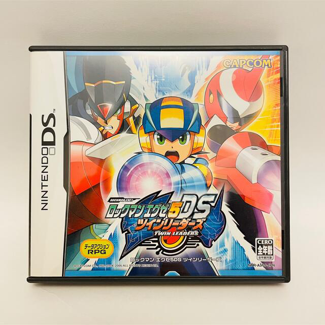 美品】DS ロックマンエグゼ 5 DS ツインリーダーズ - 携帯用ゲームソフト