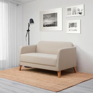 イケア(IKEA)のLINANÄS リーナネス　IKEA（イケア）2人掛けソファ(二人掛けソファ)