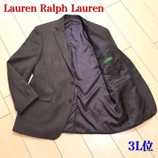 ラルフローレン(Ralph Lauren)の極美品★ラルフローレン 極上ブラウンヘリンボーン柄ジャケット 秋冬 黒茶A562(テーラードジャケット)