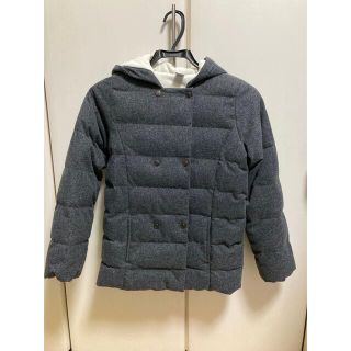 プチバトー(PETIT BATEAU)のプチバトー　コート　裏起毛　10ans 140㎝　PETIT BATEAU(ジャケット/上着)