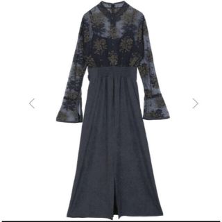 Ameri VINTAGE - 【タグ付未使用】FLOWER LACE DRESSの通販