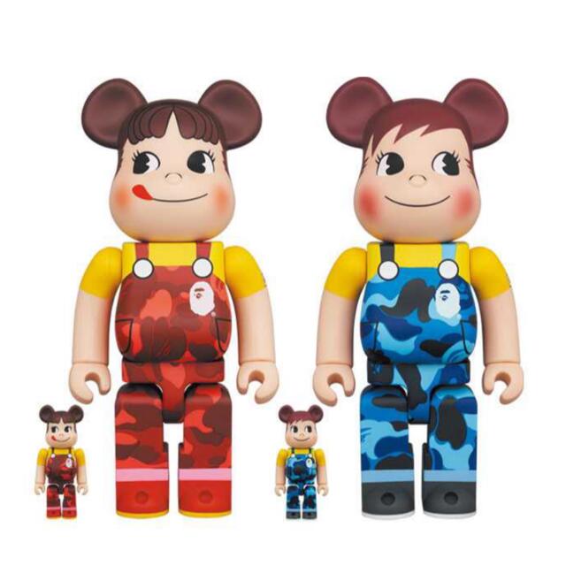 BE@RBRICK BAPE ペコちゃん & ポコちゃん 100% & 400%