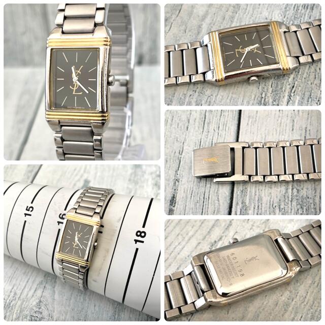 Saint Laurent(サンローラン)の【電池交換済み】Yves Saint Laurent YSL 腕時計 スクエア レディースのファッション小物(腕時計)の商品写真