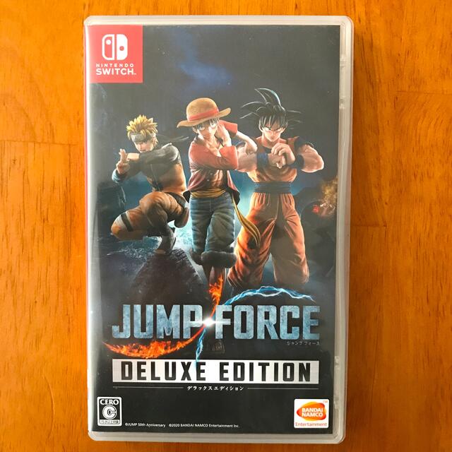 Nintendo Switch(ニンテンドースイッチ)のJUMP FORCE デラックスエディション Switch　スイッチ　ソフト エンタメ/ホビーのゲームソフト/ゲーム機本体(家庭用ゲームソフト)の商品写真