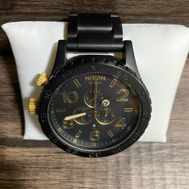 NIXON ニクソン 51-30 クロノグラフ ブラック ゴールド メンズ腕時計-