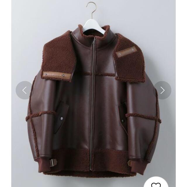 6(ROKU) FAKE LEATHER×BOA ZIP BLOUSON 6(ROKU) FAKE LEATHER×BOA ZIP BLOUSON