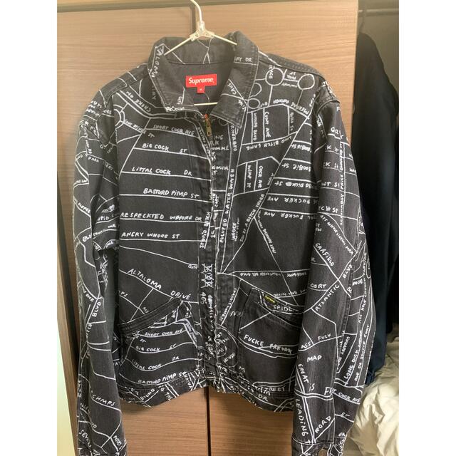 Supreme(シュプリーム)の新品 SUPREME 19SS Gonz Map Work Jacket メンズのジャケット/アウター(Gジャン/デニムジャケット)の商品写真