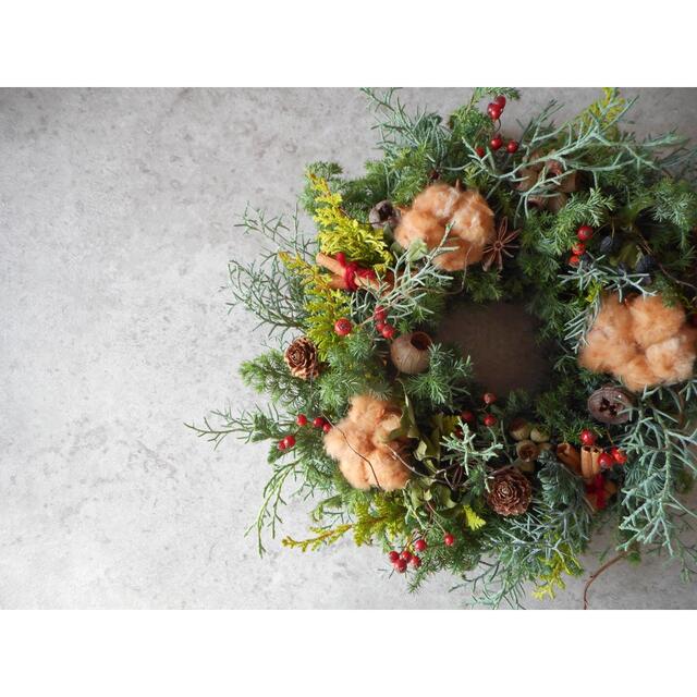 【ponta様専用】クリスマスリース&whip tree ハンドメイドのフラワー/ガーデン(リース)の商品写真