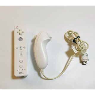 ウィー(Wii)のwii 任天堂純正　リモコン・ヌンチャク　　コントローラー(その他)