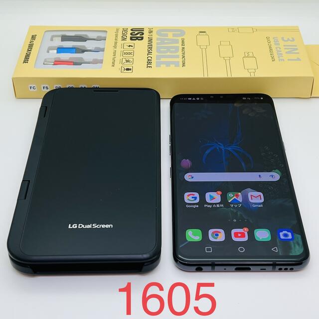 1605] LG V50 ThinQ 5G 128GB ブラック SIMフリー | www.myglobaltax.com