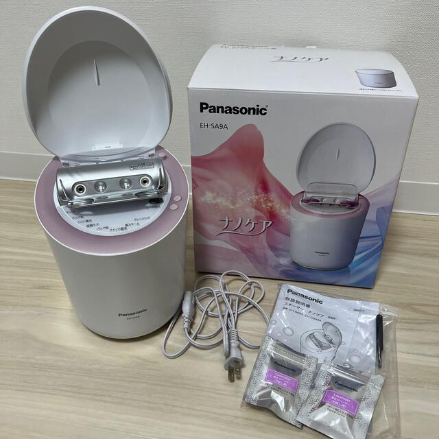 コード Panasonic - Panasonicスチーマー ナノケア W温冷エステ EH-CSA96アロマ機能の ノズルガー