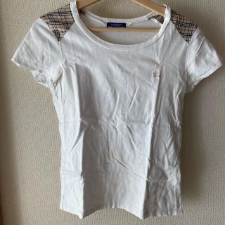 バーバリーブルーレーベル(BURBERRY BLUE LABEL)のpy様 バーバリー 白 Tシャツ ラコステ黒Tシャツ 2点(Tシャツ(半袖/袖なし))